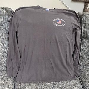 Long Sleeve Gray T-Shirt New England Electric Group Local 103, Size L